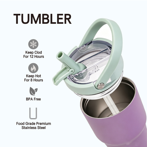 14oz Stainless Steel Kids Tumbler - Insulated & Leak-Proof
