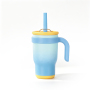Custom 14oz Stainless Steel Kids Cup Leakproof Lid