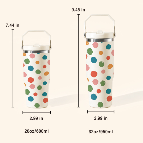 Custom 20oz Insulated Vacuum Water Bottle Leakproof