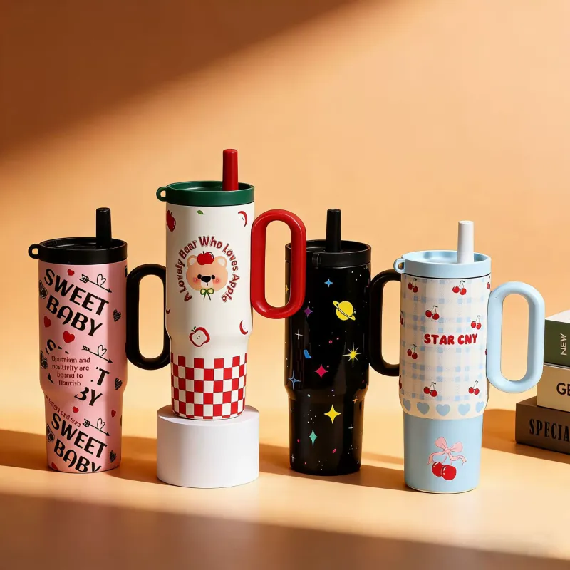 24oz Leakproof Vacuum Insulated Tumbler - 316 SS with Handle