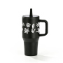40oz Stainless Steel Vacuum Tumbler with Leakproof Straw