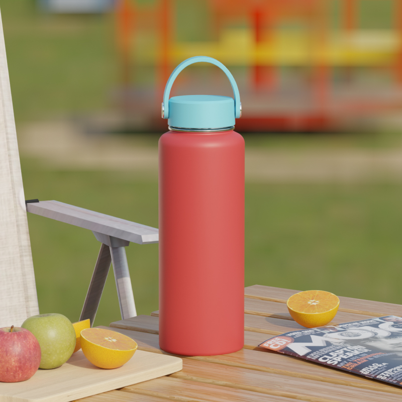 Custom 32oz Vacuum Insulated Water Bottle with Handle