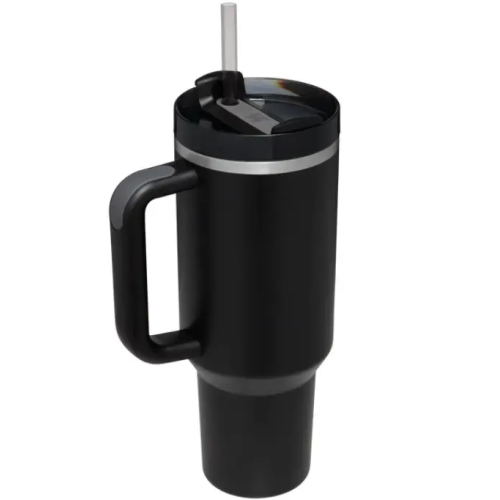 40oz Vacuum Insulated Tumbler with Handle & Straw Lid