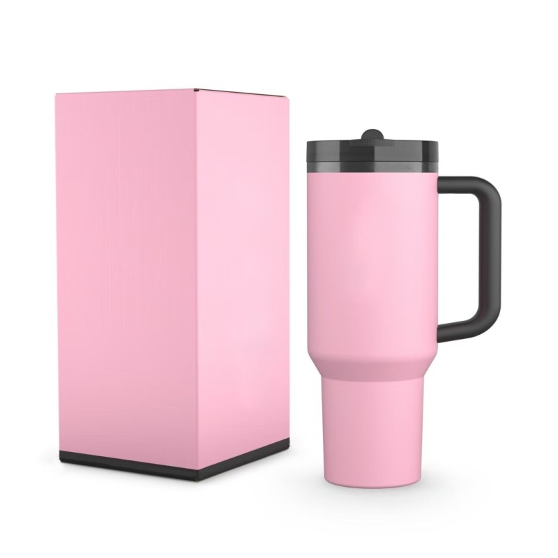 40oz Vacuum Insulated Travel Tumbler with Handle