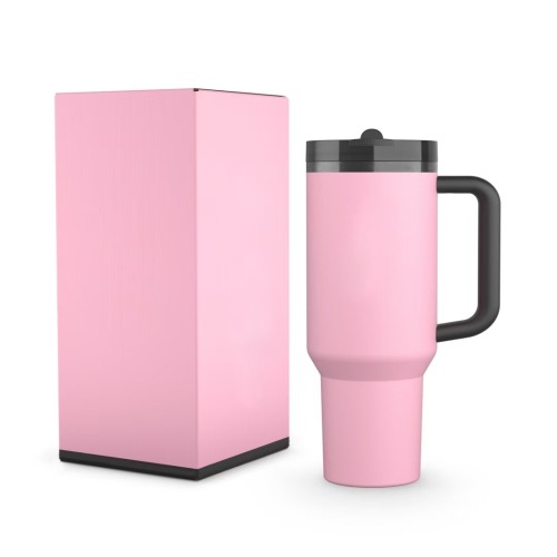 40oz Vacuum Insulated Travel Tumbler with Handle