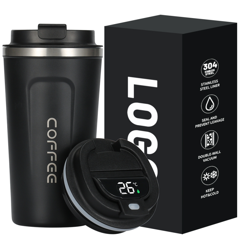 New 51 0ml Double Wall Vacuum Coffee Cups with Smart Reusable Stainless Steel Coffee Cup Insulated Travel Coffee Mug for Travel