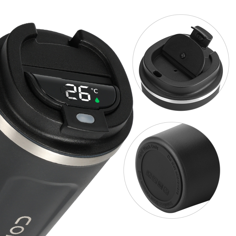 New 51 0ml Double Wall Vacuum Coffee Cups with Smart Reusable Stainless Steel Coffee Cup Insulated Travel Coffee Mug for Travel