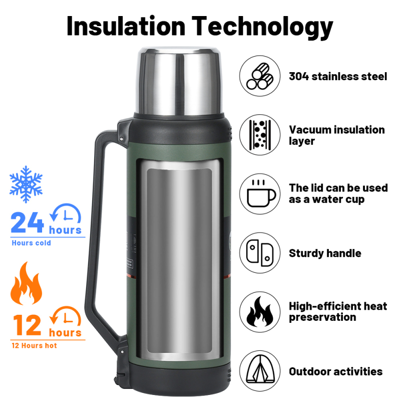 Hot Selling Camping Insulated Bottle Stainless Steel Water Bottle Sports Bottle Driving Travel Pot