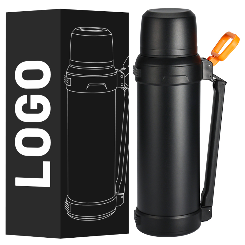2.5L Portable Stainless Steel Travel Vacuum Pot Leakproof Design Modern Logo for Water Drink for Camping Giveaways