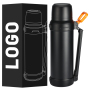 2.5L Portable Stainless Steel Travel Vacuum Pot Leakproof Design Modern Logo for Water Drink for Camping Giveaways