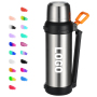 2.5L Portable Stainless Steel Travel Vacuum Pot Leakproof Design Modern Logo for Water Drink for Camping Giveaways