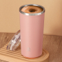 USB 400ML Rechargeable Portable Stainless Steel Stirring Mug Auto Mixing Coffee Cup With Stir Bar for Coffee Milk Tea