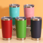 Wholesale 20oz 30oz Double Wall Stainless Steel Tumbler with Custom Logo Insulated Coffee Mug for Back to School