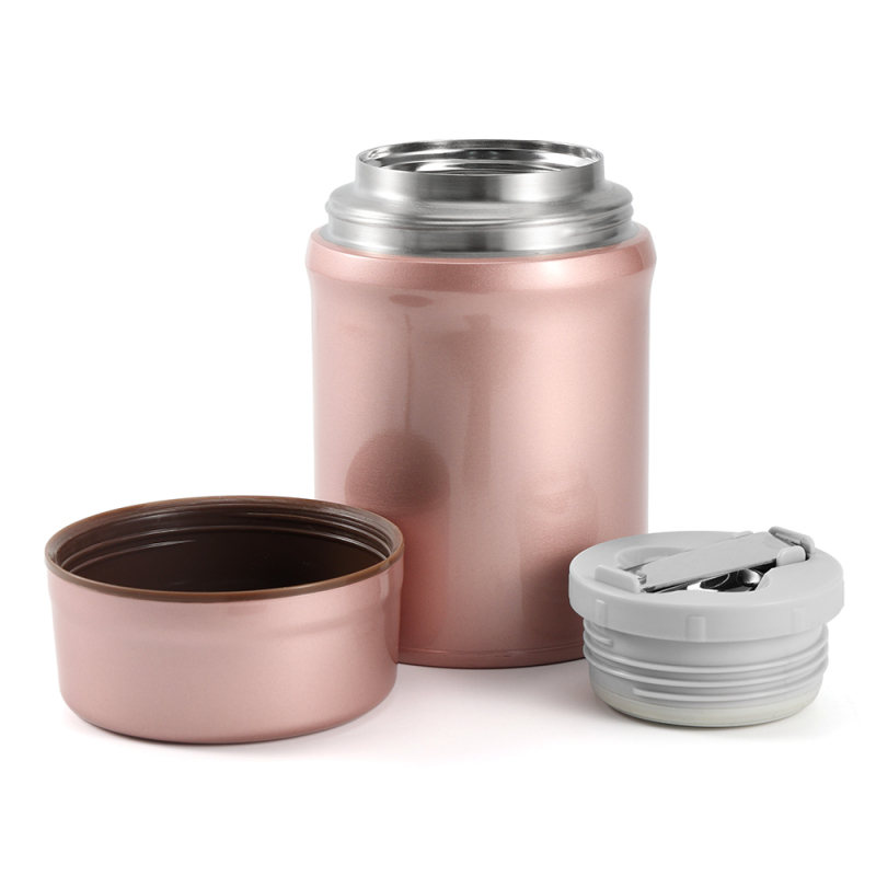 750ml 1000ml Stainless Steel Insulated Food Jar Portable Large Lunch Box With Logo for Travel-Hot and Cold Soup