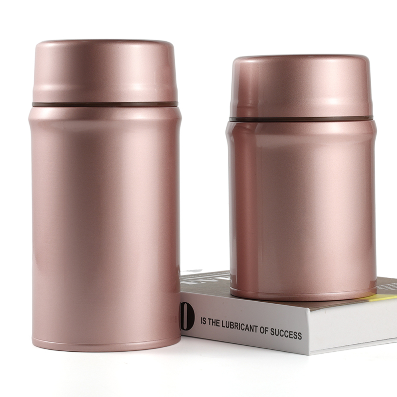 750ml 1000ml Stainless Steel Insulated Food Jar Portable Large Lunch Box With Logo for Travel-Hot and Cold Soup