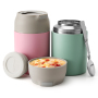 850ML Food Jar Custom logo Lunch Container Stainless Steel Lunch Box Bento Box for Cold Hot Food