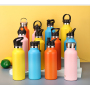 Custom logo Vacuum Flask 18/8 Stainless Steel Water Bottle Insulated Water Tumbler with Multiple Styles Lid