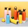 Custom logo Vacuum Flask 18/8 Stainless Steel Water Bottle Insulated Water Tumbler with Multiple Styles Lid