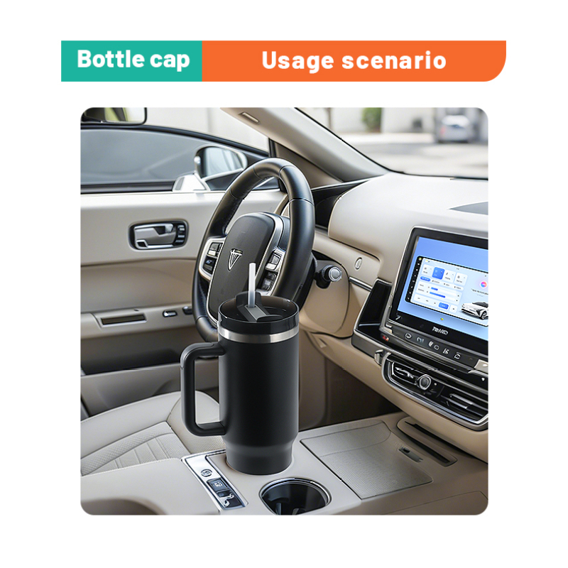 MUCR Brand New Colorful Custom Plastic Car Cup Lid Vibrant Full of Colors