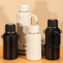 Outdoor 0.9L/1.2L Thermal Insulated Stainless Steel Kettle Portable Vacuum Flask Handle Lid Strap Insulated for Cold Performance