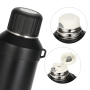 Outdoor 0.9L/1.2L Thermal Insulated Stainless Steel Kettle Portable Vacuum Flask Handle Lid Strap Insulated for Cold Performance