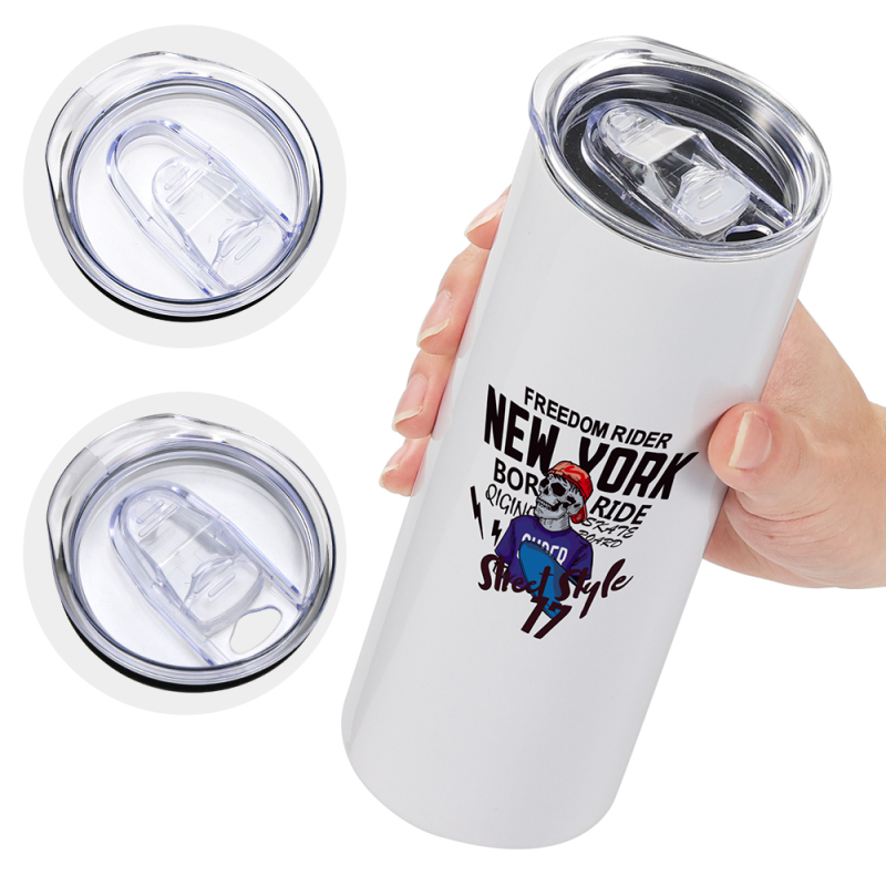  600ml/900ml Stainless Steel Tumbler Insulated Bottle Straight Sublimation Blank Tumbler for Heat Press Printing