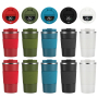 New Double Wall Coffee Mug Insulated Vacuum Cup Stainless Steel Water Bottle with LED Lid Tumbler for Travel and Camping