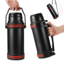 New Product 3L Stainless Steel Insulated Sports Pot with Custom Logo 24 Hours Hot Thermal Flask 1L Capacity