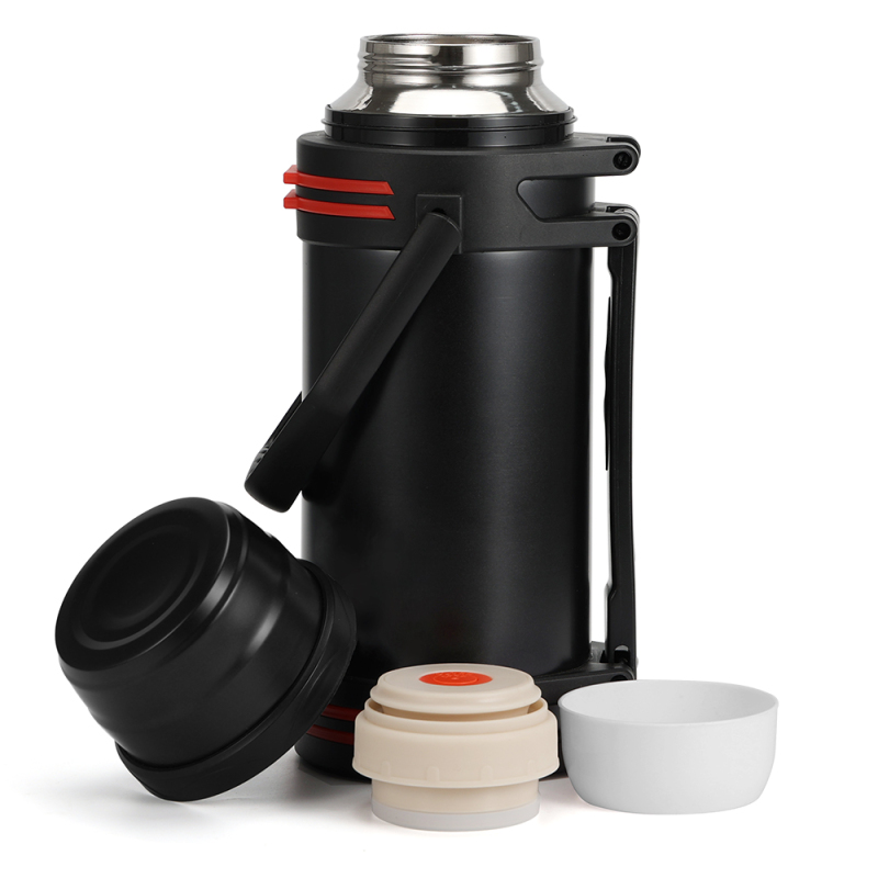 New Product 3L Stainless Steel Insulated Sports Pot with Custom Logo 24 Hours Hot Thermal Flask 1L Capacity