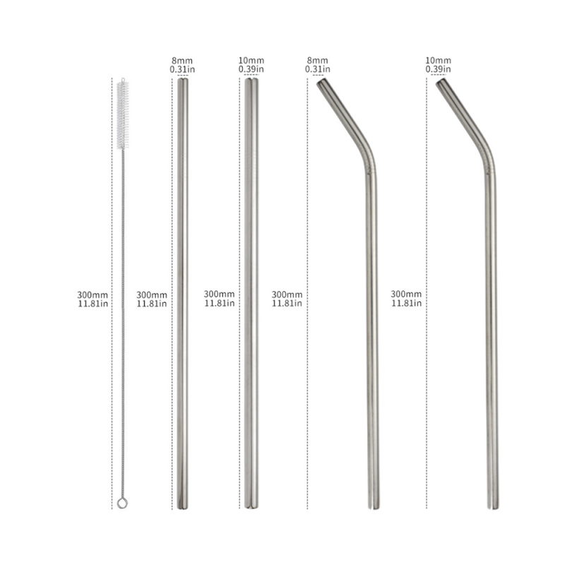 MUCR Chic & Colorful Stainless Steel Straws-Mix & Match Shapes and Tones for Your Perfect Drinkware