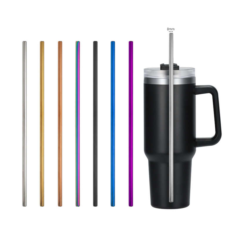 MUCR Chic & Colorful Stainless Steel Straws-Mix & Match Shapes and Tones for Your Perfect Drinkware