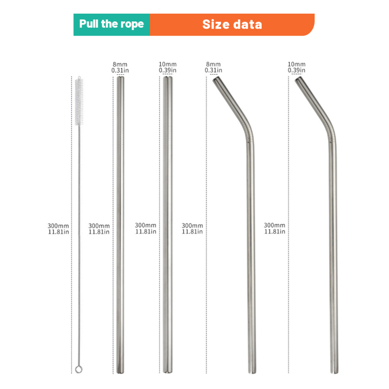 MUCR Chic & Colorful Stainless Steel Straws-Mix & Match Shapes and Tones for Your Perfect Drinkware