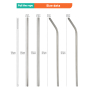 MUCR Chic & Colorful Stainless Steel Straws-Mix & Match Shapes and Tones for Your Perfect Drinkware
