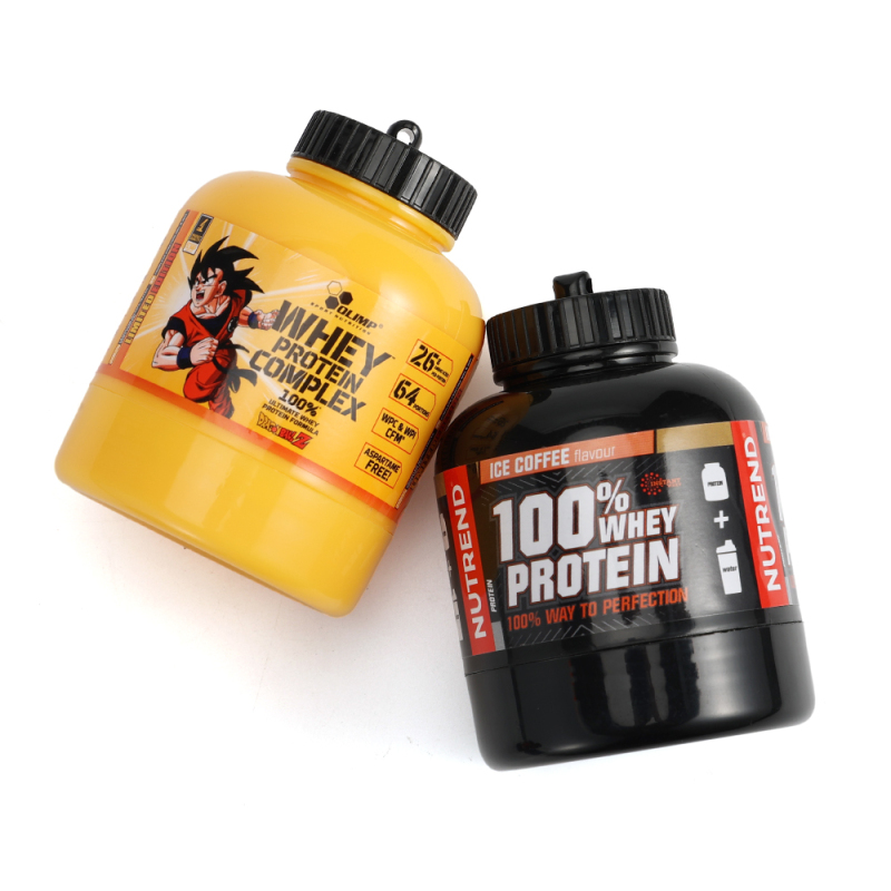 Leak-Proof Gym Bag Clip Holder Protein Powder Bottle with Carabiner Training Cup Personal Drinkware for Training Giveaways