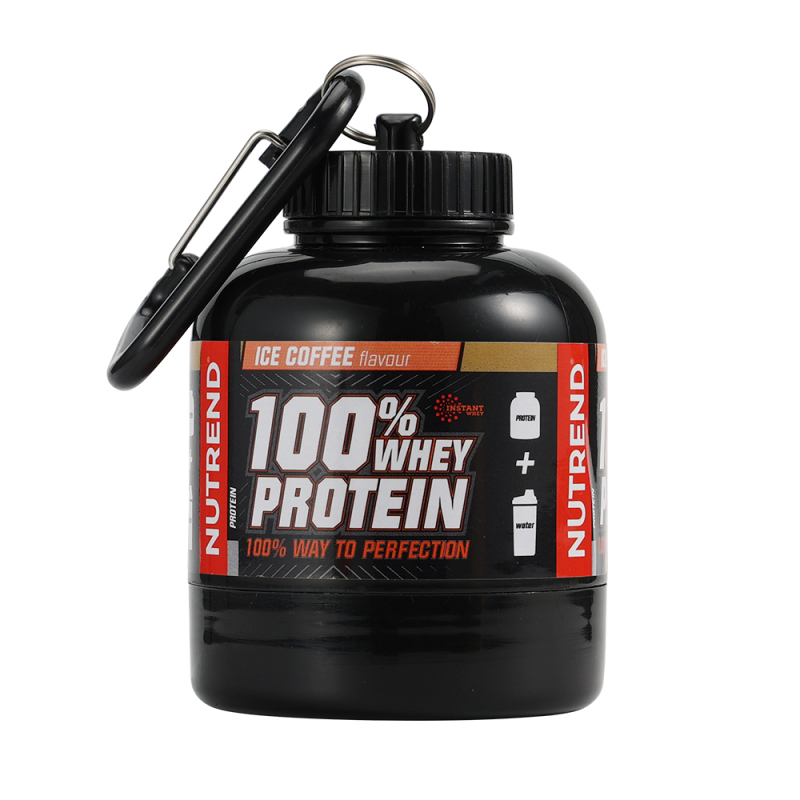 Leak-Proof Gym Bag Clip Holder Protein Powder Bottle with Carabiner Training Cup Personal Drinkware for Training Giveaways