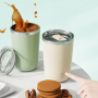 New Arrival Rechargeable Stainless Steel Smart Automatic Magnetic Auto Mixing Mugs Self Stirring Coffee Cup Mug