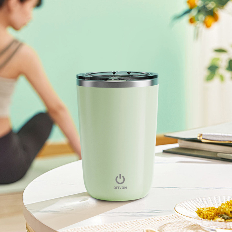 New Arrival Rechargeable Stainless Steel Smart Automatic Magnetic Auto Mixing Mugs Self Stirring Coffee Cup Mug