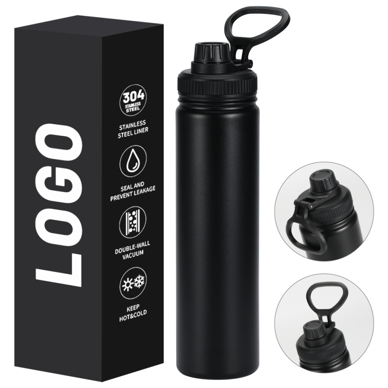 18oz 22oz 25oz 32oz Stainless Steel Insulated Sport Travel Water Bottle with Lid Tumblers for Sports and Travel