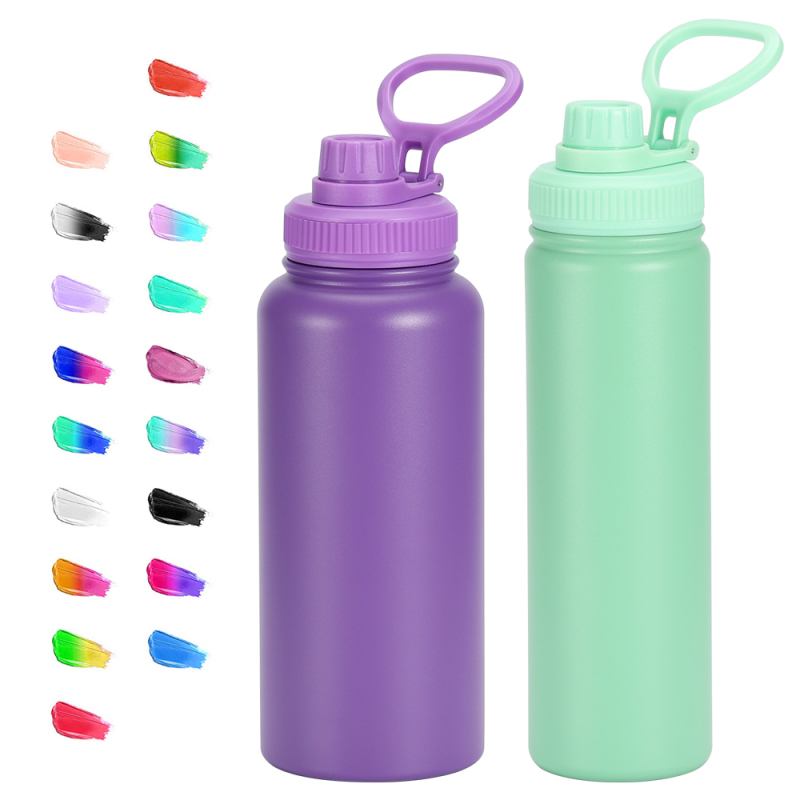 18oz 22oz 25oz 32oz Stainless Steel Insulated Sport Travel Water Bottle with Lid Tumblers for Sports and Travel