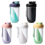 600ML Portable Plastic Water Bottle BPA Free Workout Shaker Bottle Protein Gym Shaker with Custom Logo