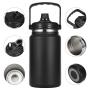 Large Capacity 4L Stainless Steel Insulated Flask Iced Bottle Outdoor Travel Camping Ice Pot with Handle