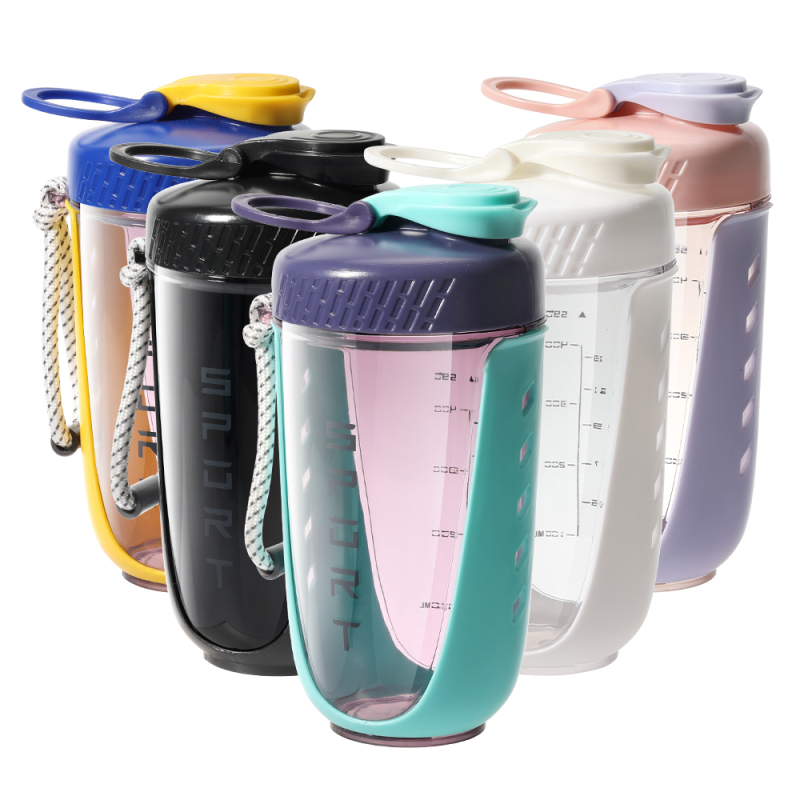 High Quality 590ml Plastic Drinkware Sport Fitness Protein for Shaker Bottle