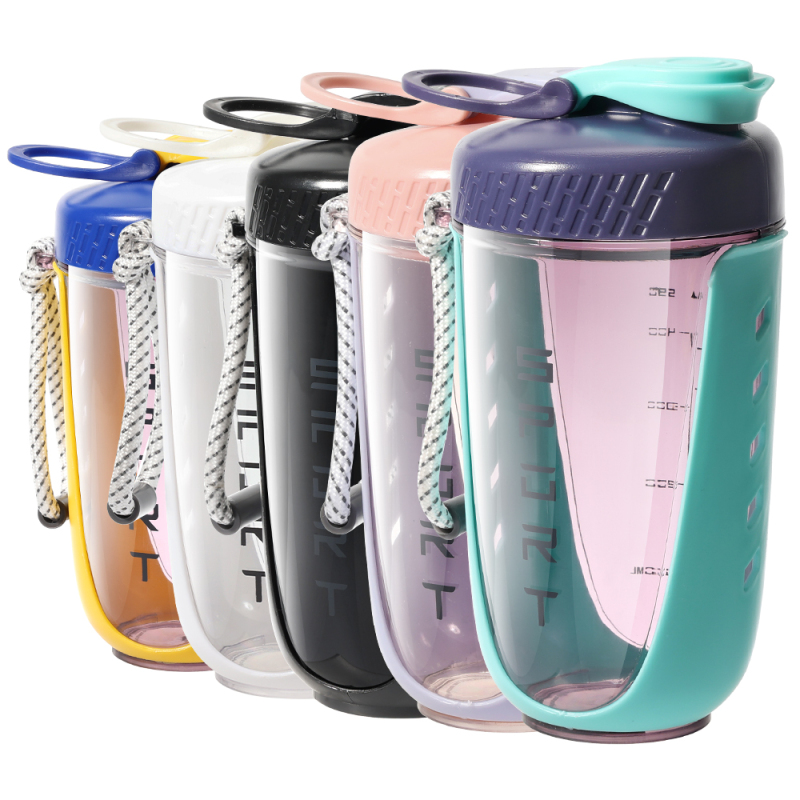 High Quality 590ml Plastic Drinkware Sport Fitness Protein for Shaker Bottle