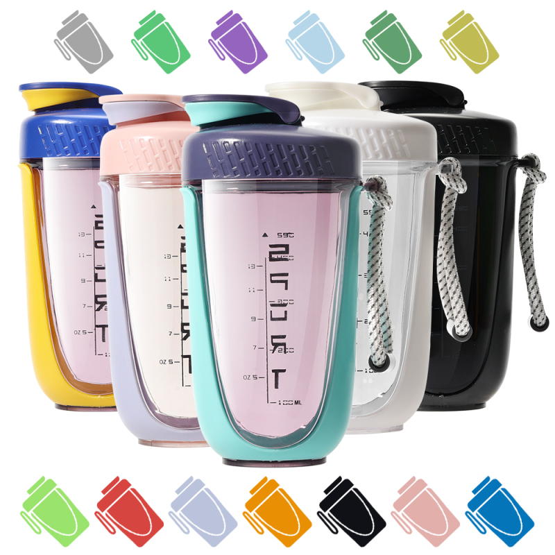 High Quality 590ml Plastic Drinkware Sport Fitness Protein for Shaker Bottle