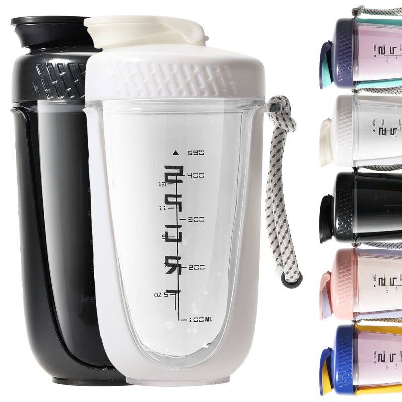 High Quality 590ml Plastic Drinkware Sport Fitness Protein for Shaker Bottle