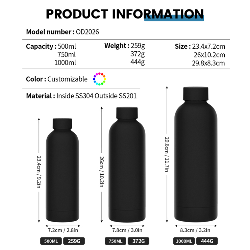 Stainless Steel Classic Business Gift Cup with Vacuum Insulation 6-12 Hours Thermal Insulation
