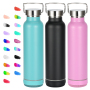 Custom Logo 450ml 600ml Sports Water Bottle Stainless Steel Insulated Tumbler with Smart Technology for Travel