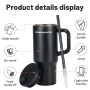 Medium-Capacity Vacuum Treated Water Cup Customizable with Color Logo Tumbler for Hot Drinkware Use-Boiling Water Applicable