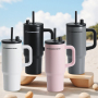 Medium-Capacity Vacuum Treated Water Cup Customizable with Color Logo Tumbler for Hot Drinkware Use-Boiling Water Applicable