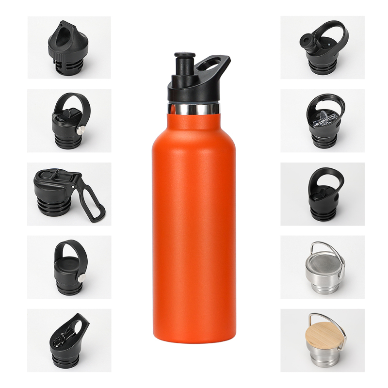 500ml 750ml 1000ml Portable Sports Water Bottle Stainless Steel Double Layer Food Grade HealthBottle